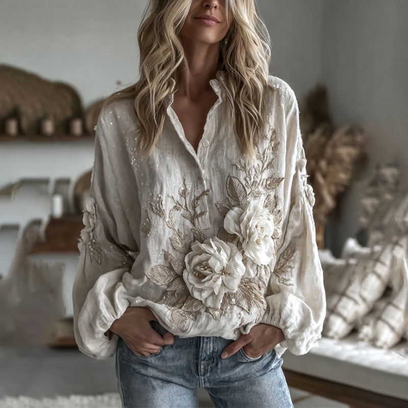 Chemise au style vintage intemporel