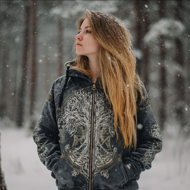 Veste au design réfléchi