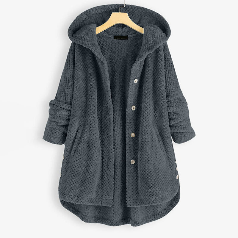 EP | veste chaude en peluche avec capuche