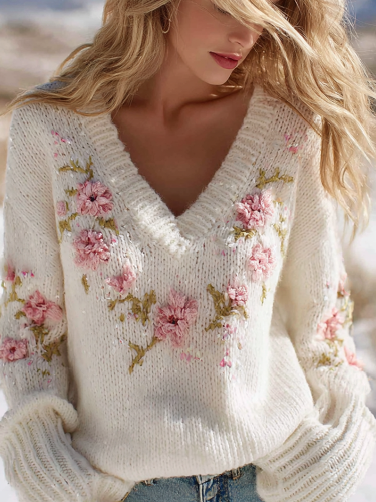 Pull vintage classique