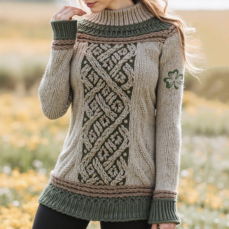 Pull au design réfléchi