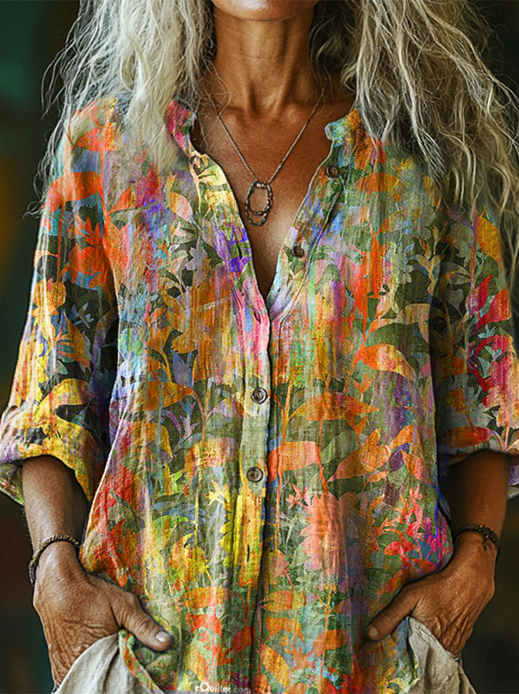 Chemise au design réfléchi