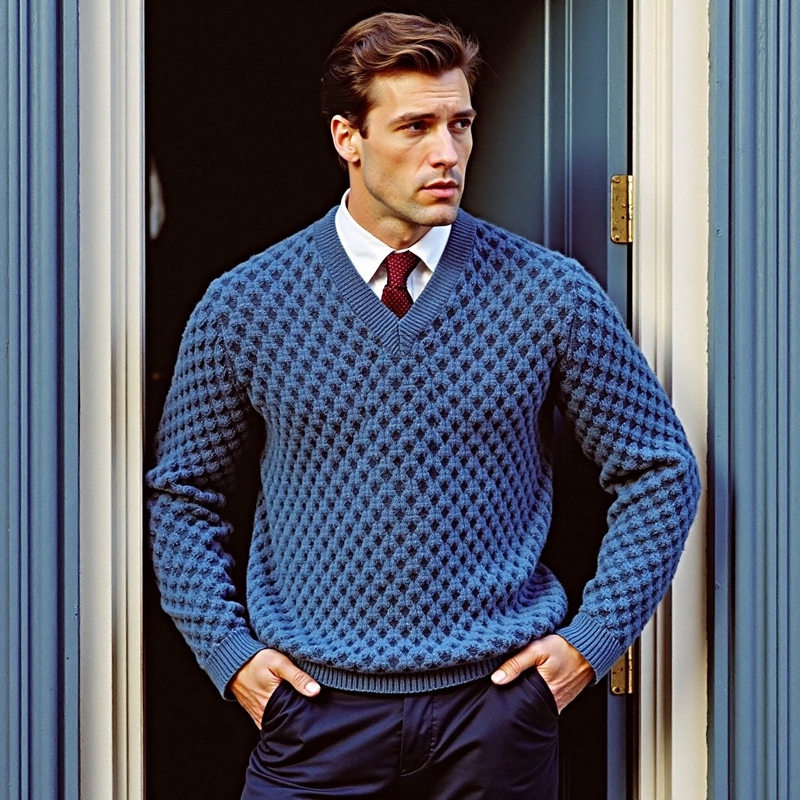 Pull au style vintage intemporel