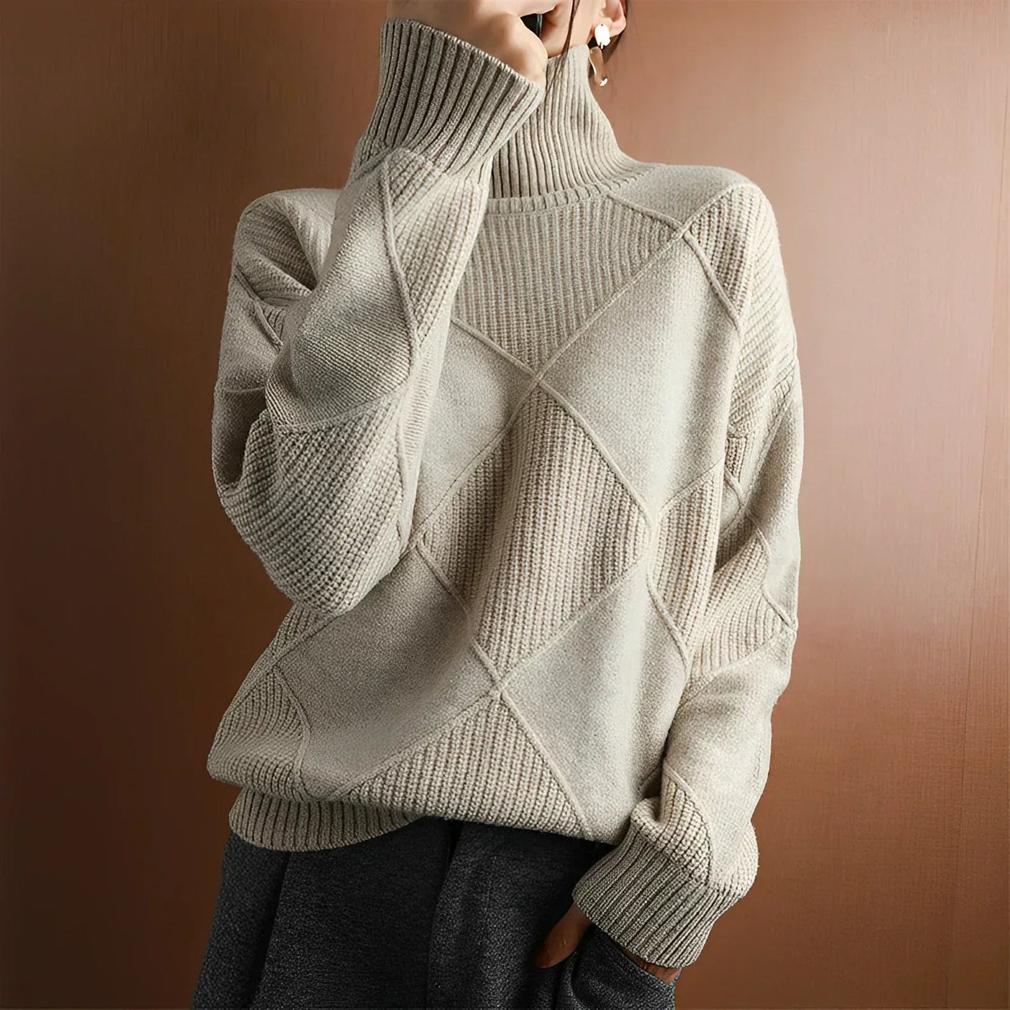 Pull au style vintage intemporel