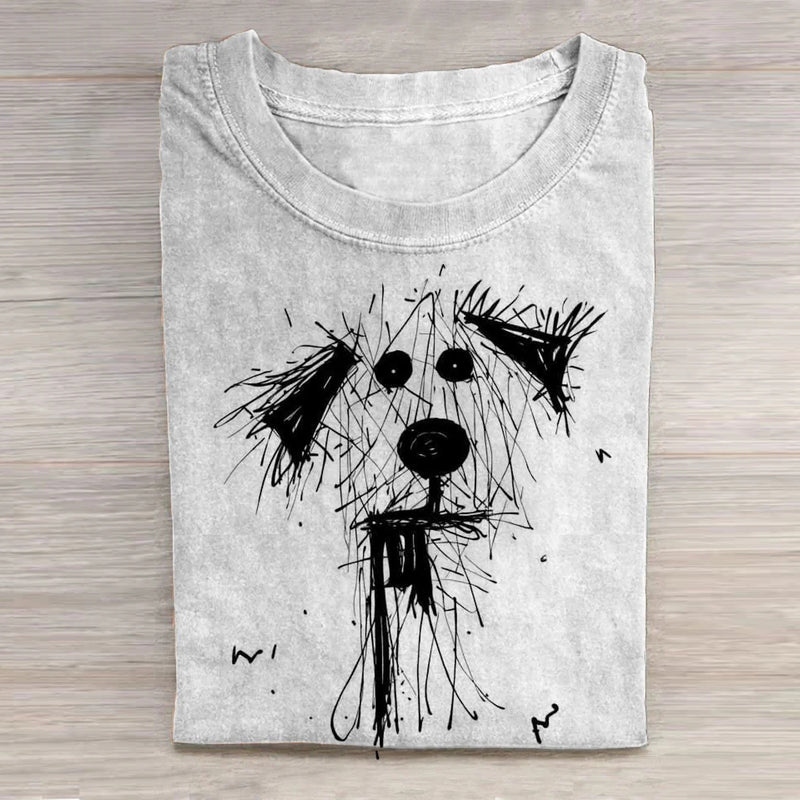 T-Shirt au design réfléchi