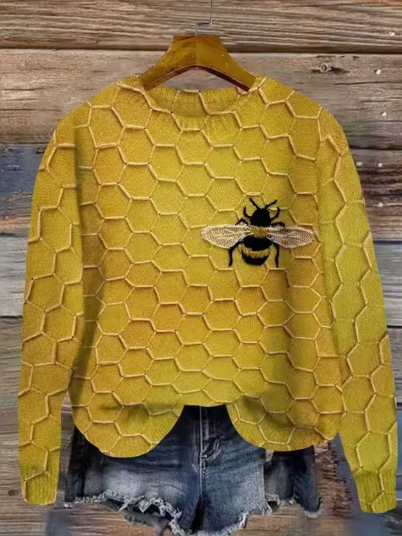 Pull au design réfléchi