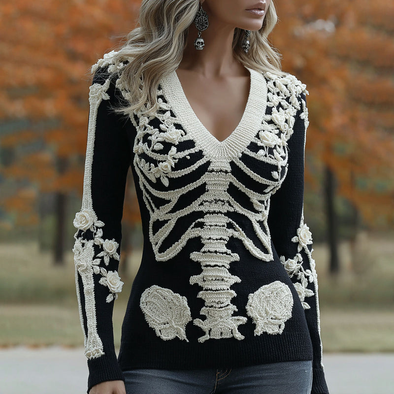 Pull au design réfléchi