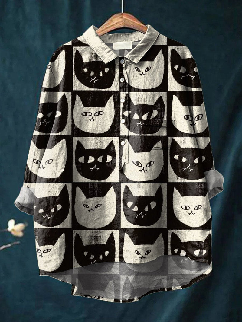 Chemise au style vintage intemporel