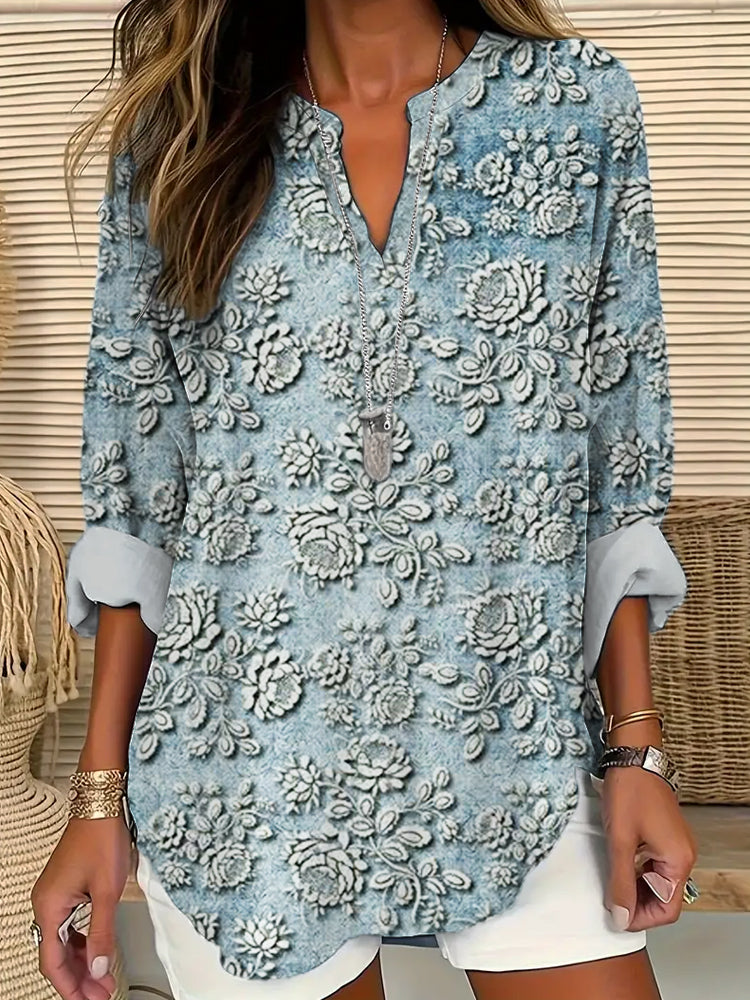 Chemise au style vintage intemporel