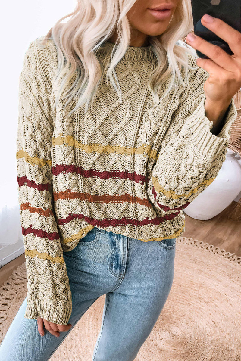 Pull au design réfléchi