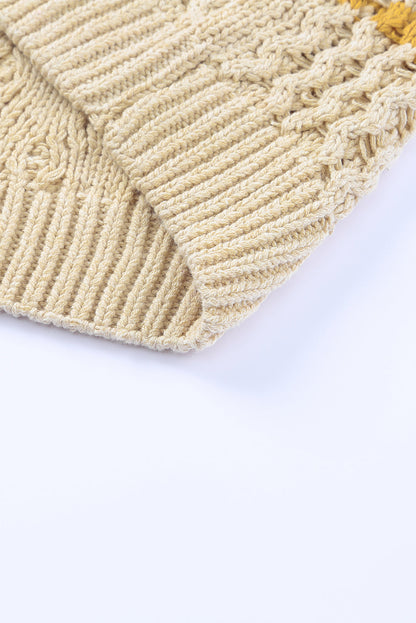 Pull au design réfléchi