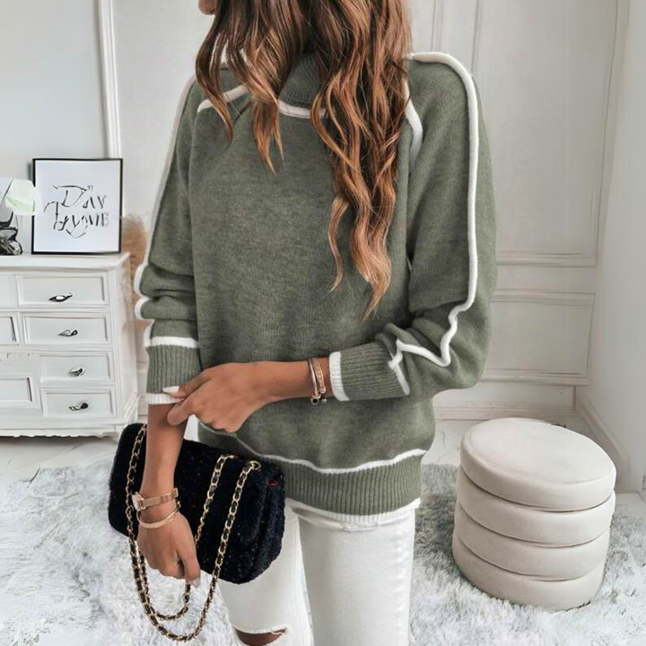 Pull au design réfléchi