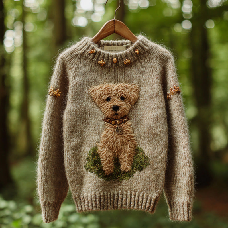 Pull au design réfléchi