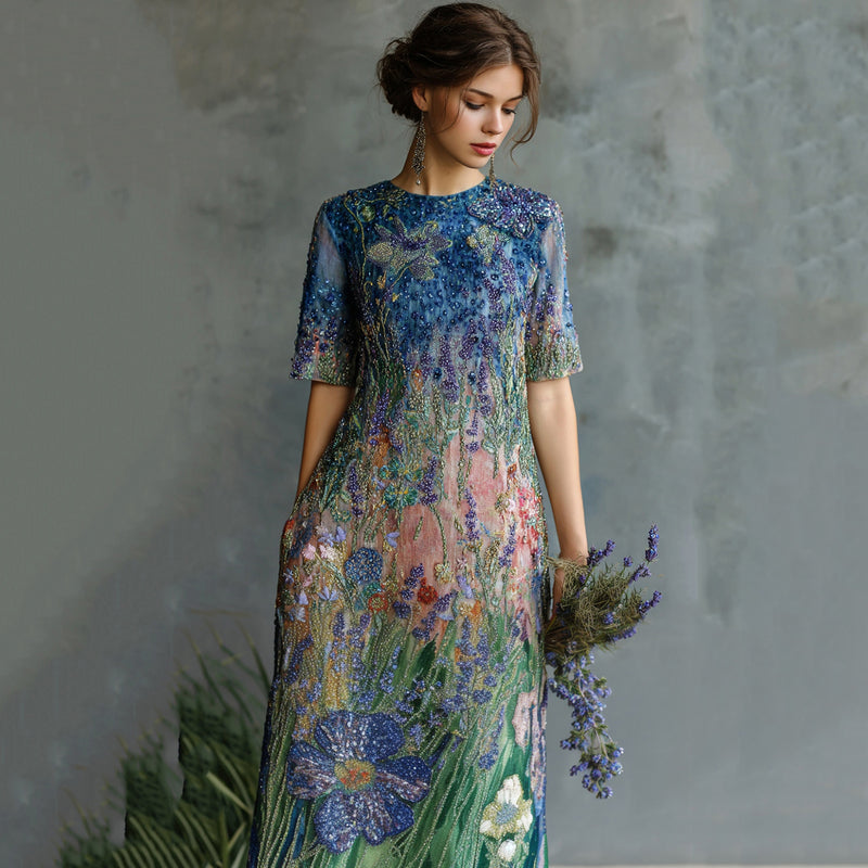Robe magnifiquement confectionné