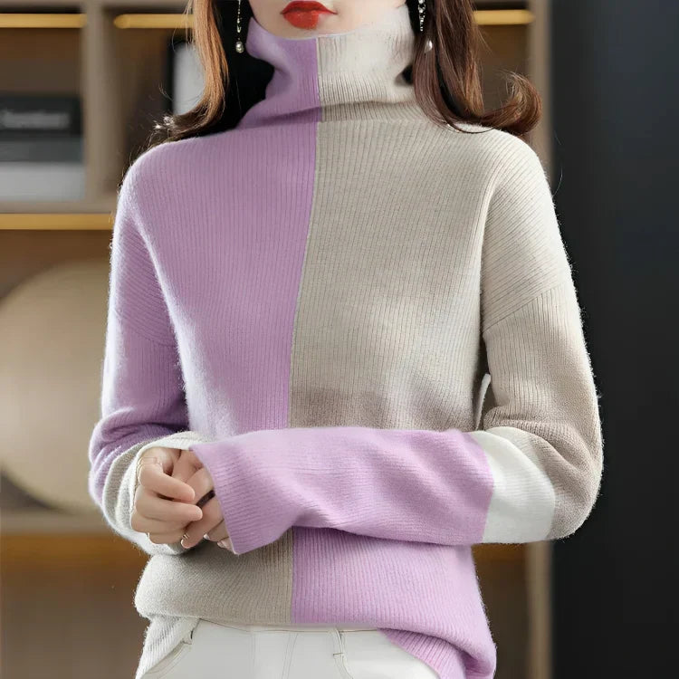 Pull au design réfléchi
