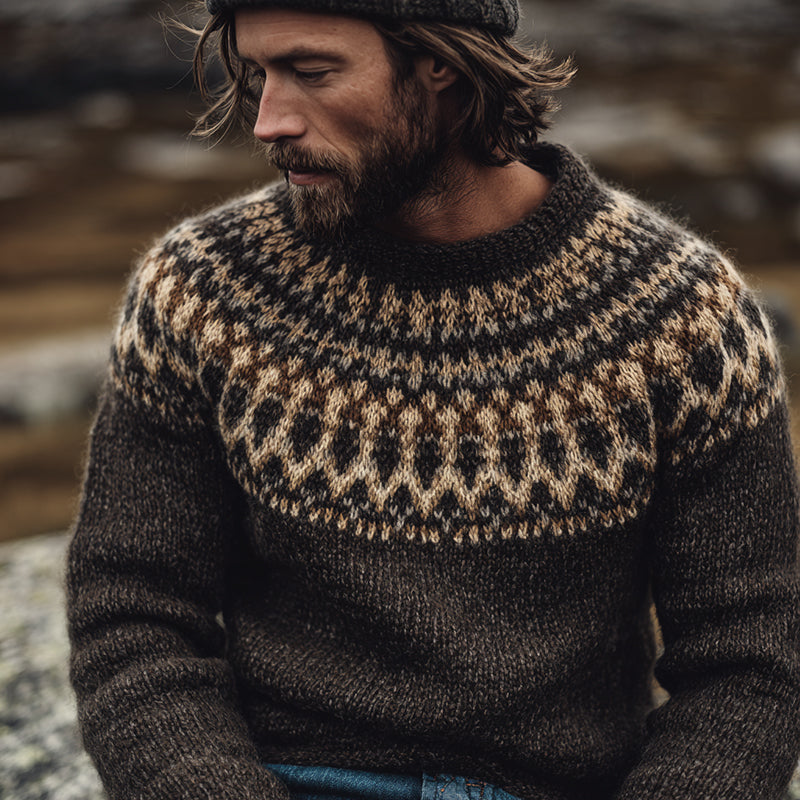 Pull vintage classique