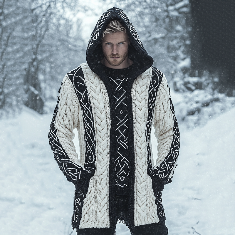 Cardigan au design réfléchi