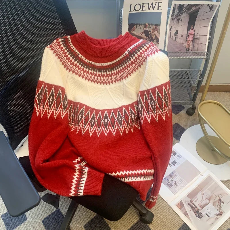 Pull vintage classique