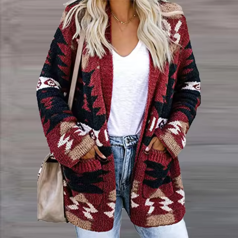 Pull au design réfléchi