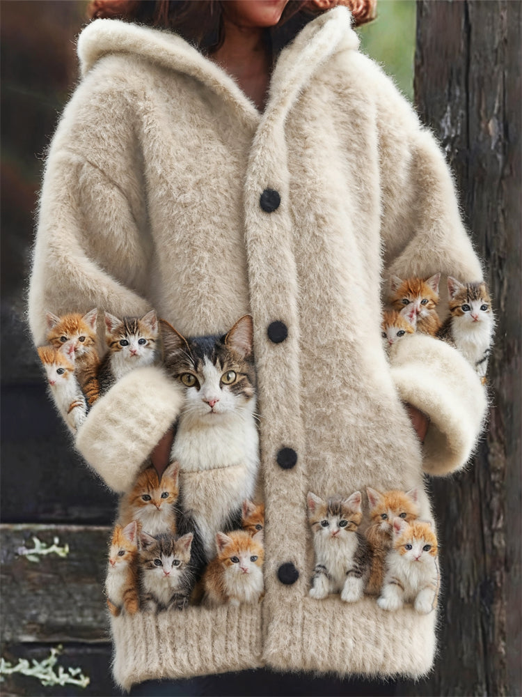 Cardigan au design réfléchi