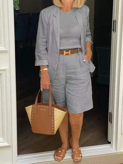 EP | Blazer élégant et short - Stylé - Idéal pour les jours chauds