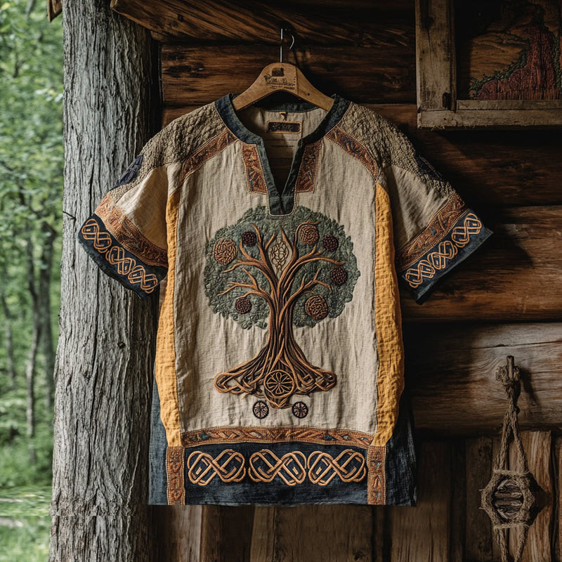Chemise au style vintage intemporel