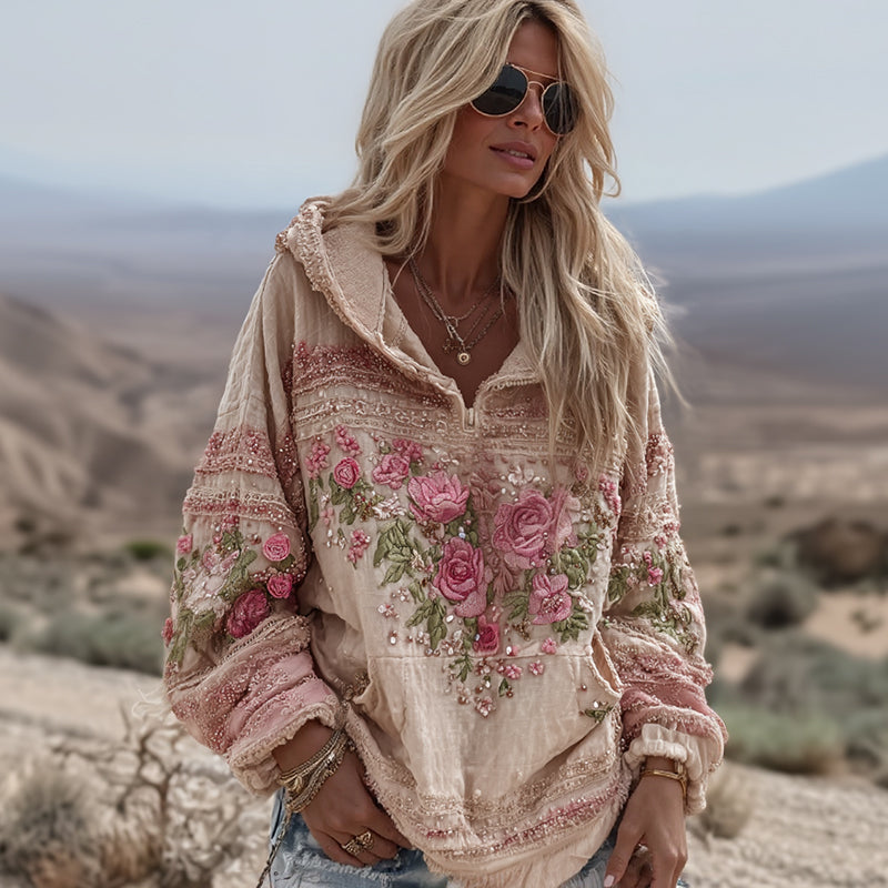 Chemise au style vintage intemporel