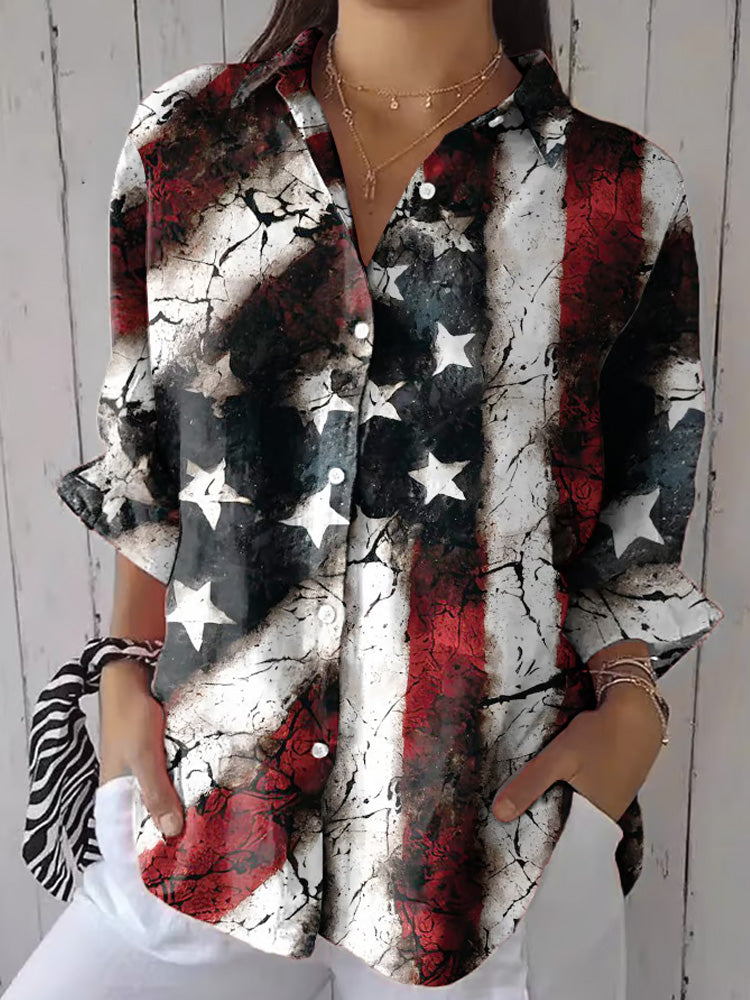 Chemise au style vintage intemporel