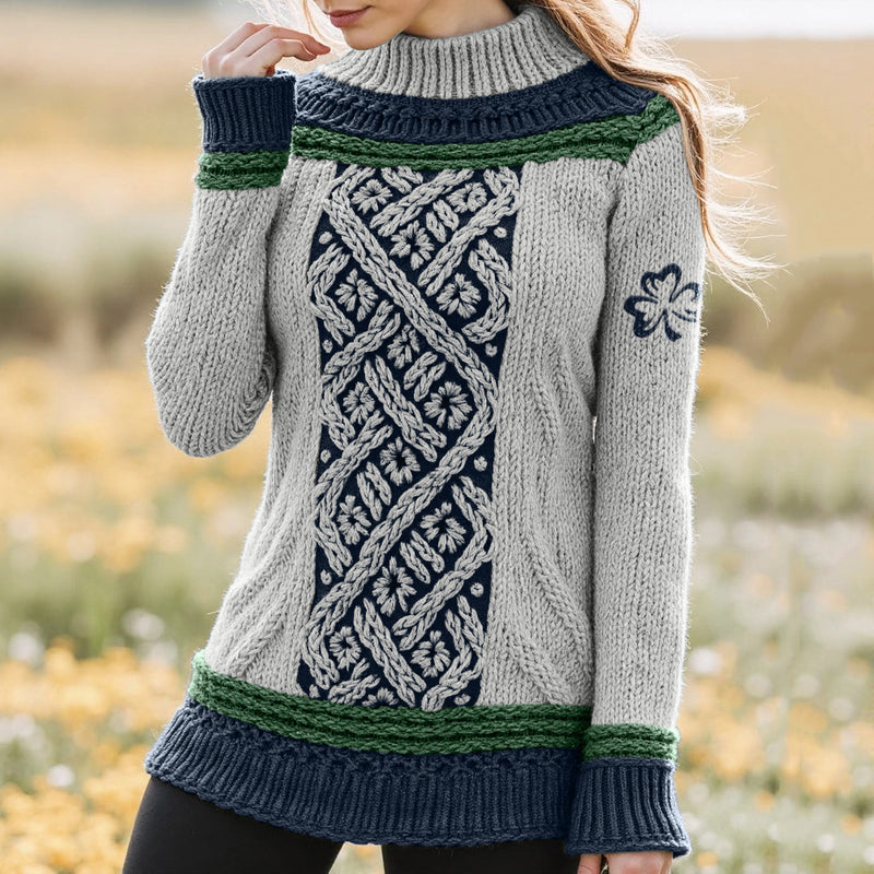 Pull au design réfléchi
