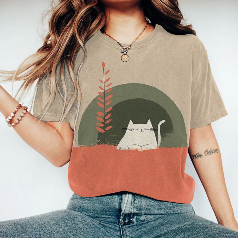 T-Shirt au design réfléchi