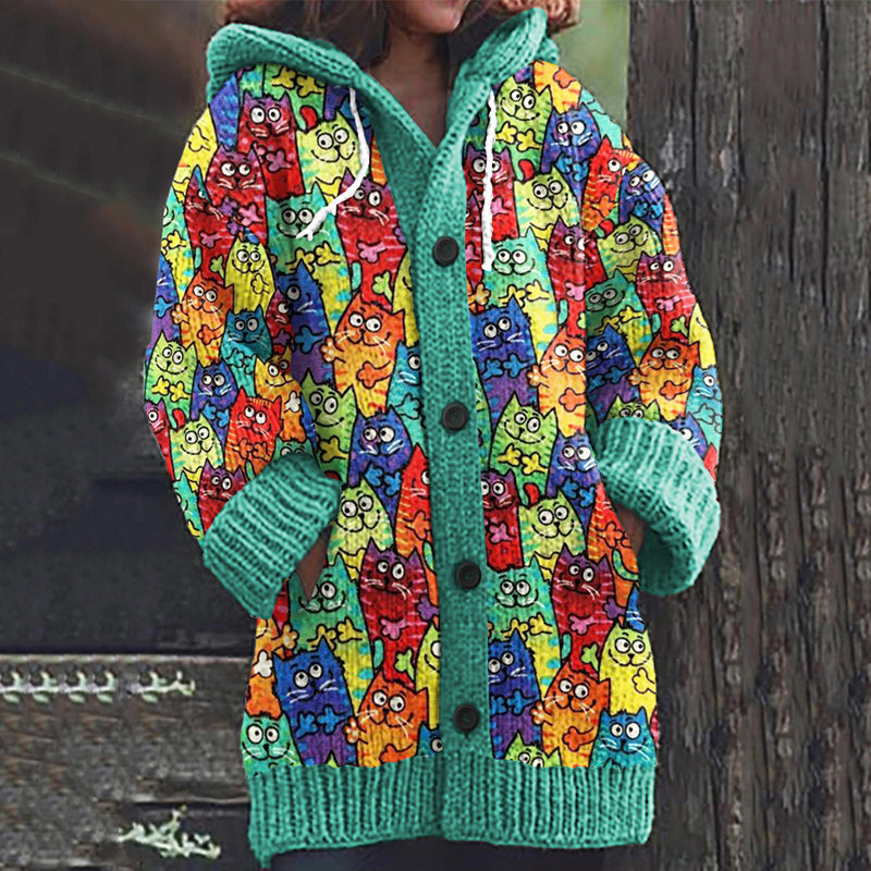 Cardigan au design réfléchi