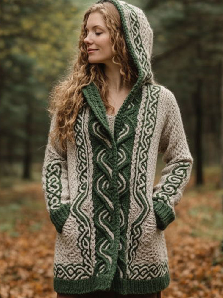 Cardigan au design réfléchi