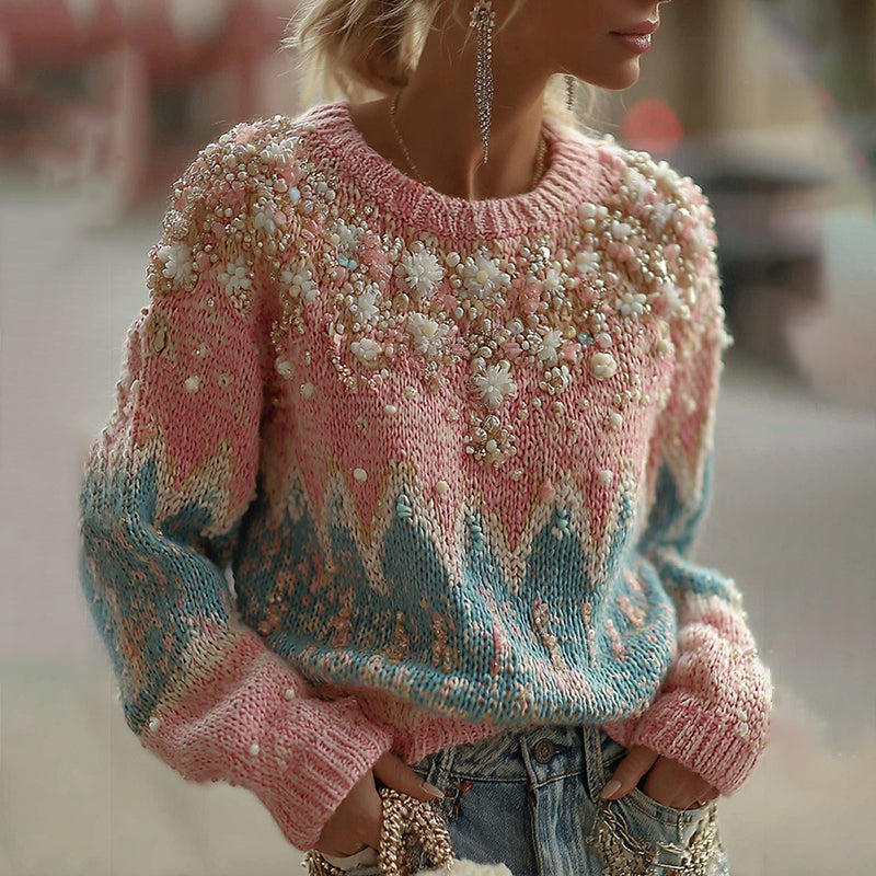 Pull au design réfléchi