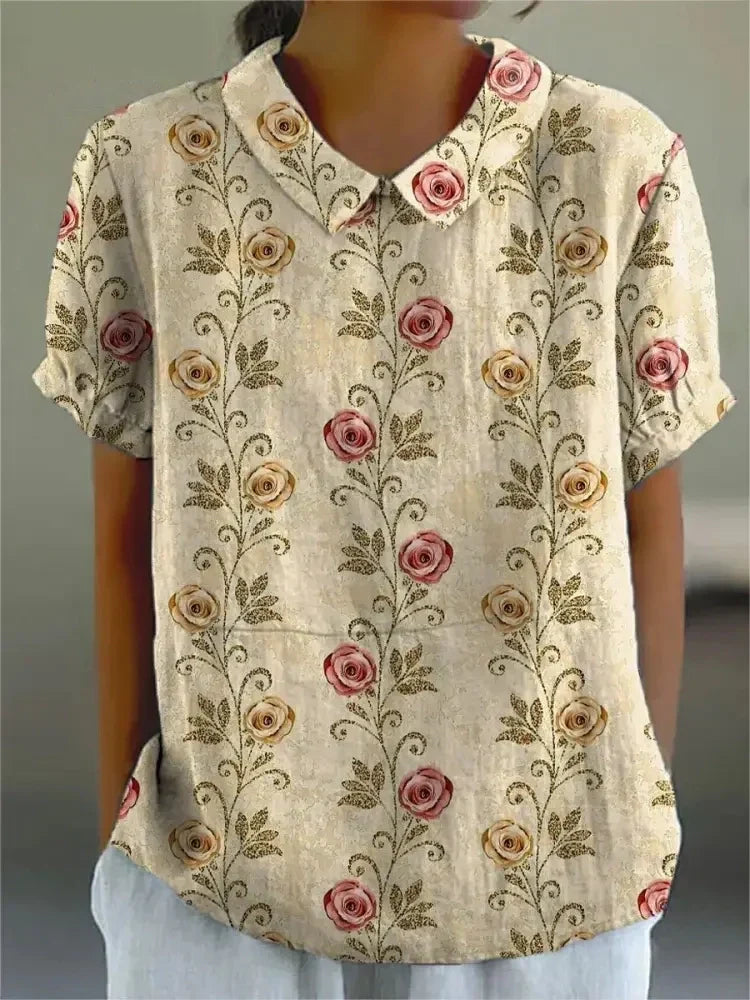 SL | Blouse à imprimé fleuri pour femmes