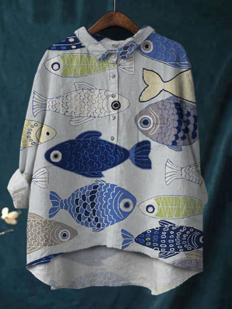 Chemise au style vintage intemporel