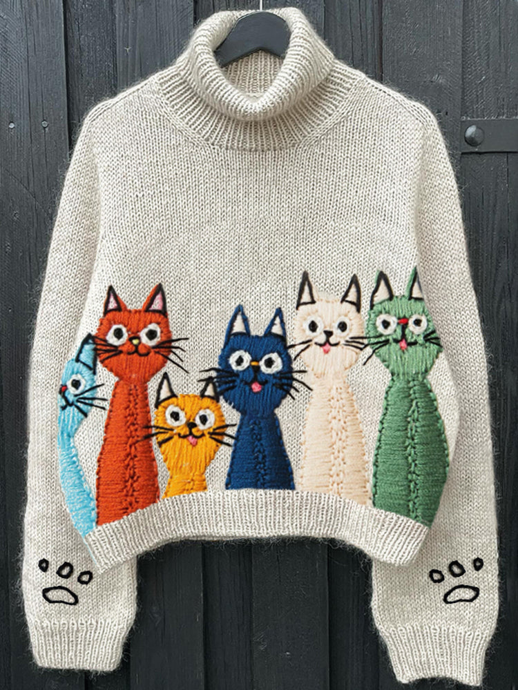 Pull au design réfléchi