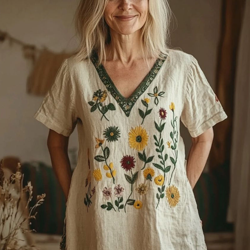 Chemise au style vintage intemporel