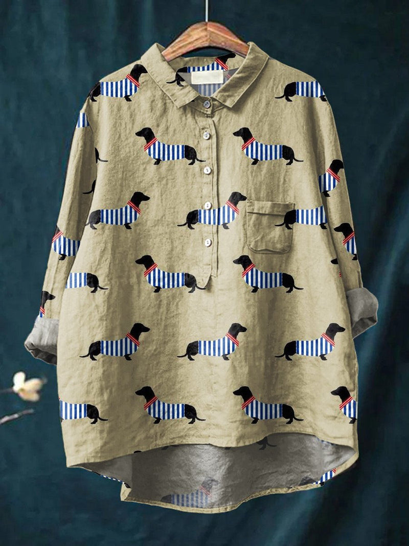 Chemise au style vintage intemporel
