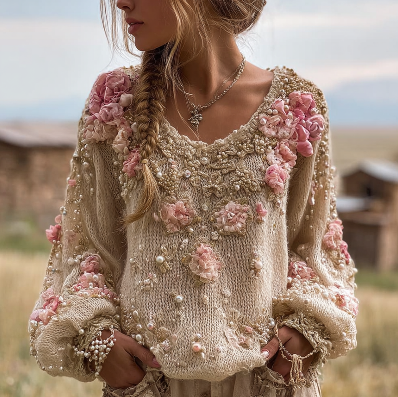 Pull au style vintage intemporel