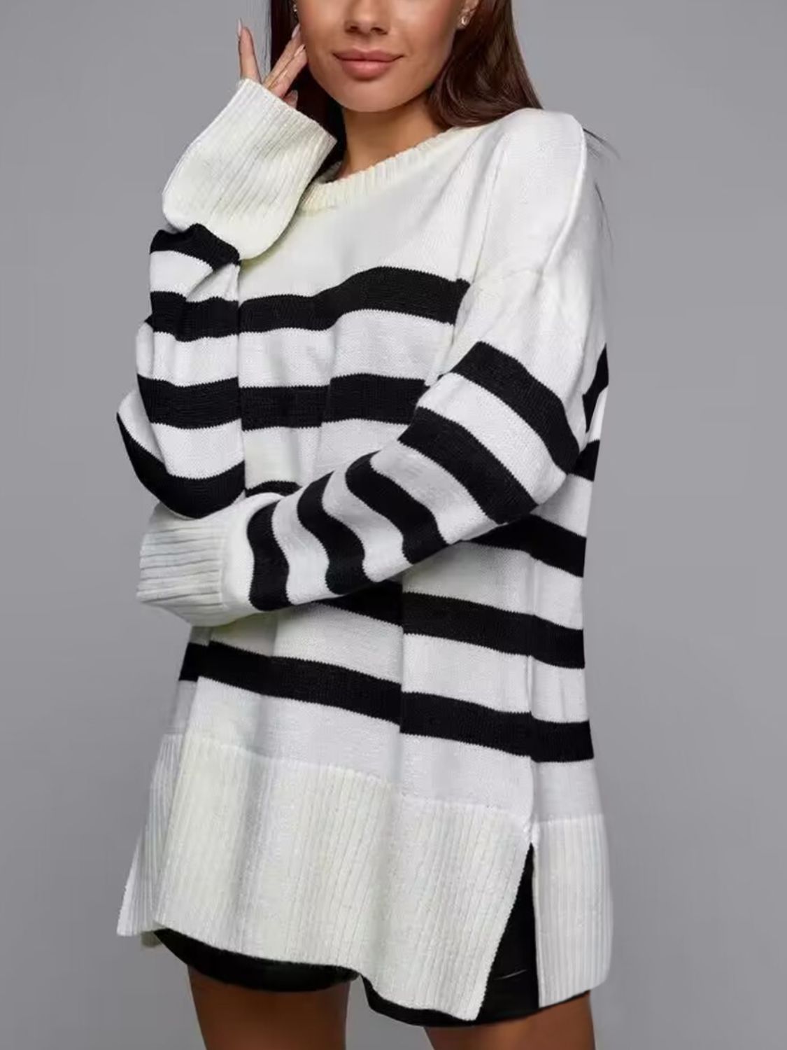 Pull au design réfléchi