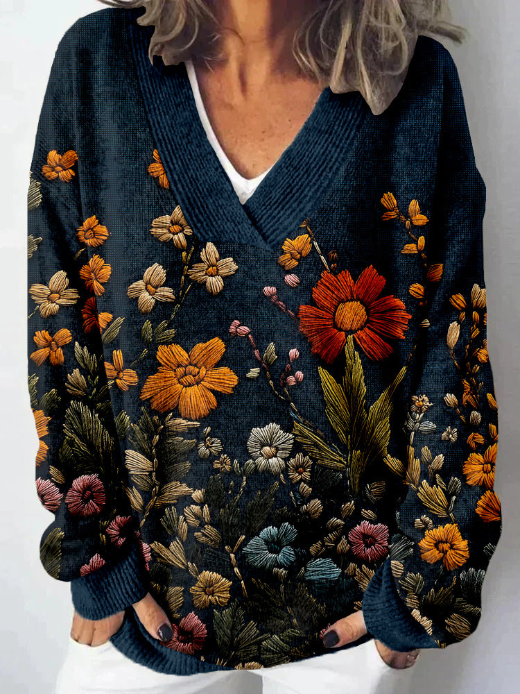 Pull au style vintage intemporel