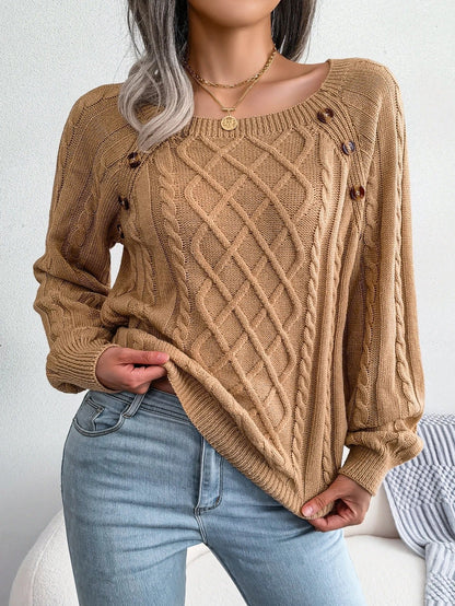 EP | MW - Pull stylé en maille torsadée