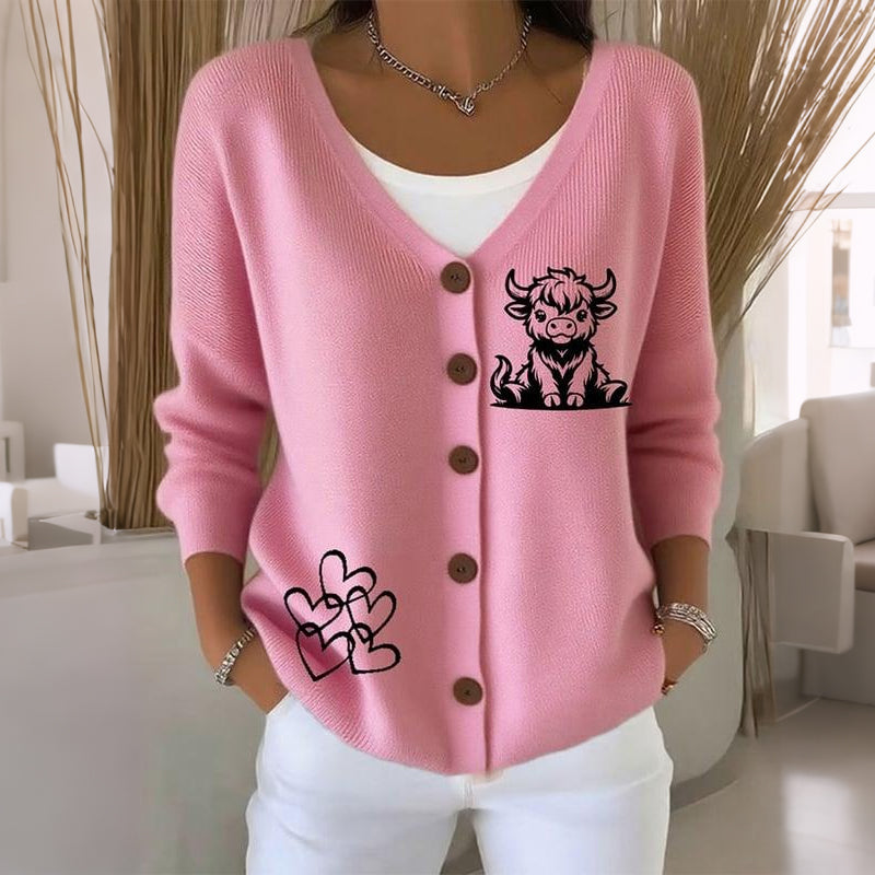 Cardigan au design réfléchi