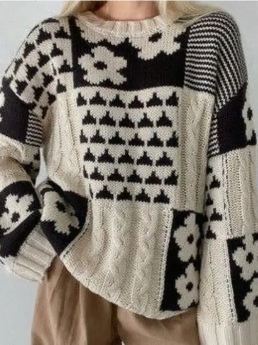 Pull au style vintage intemporel