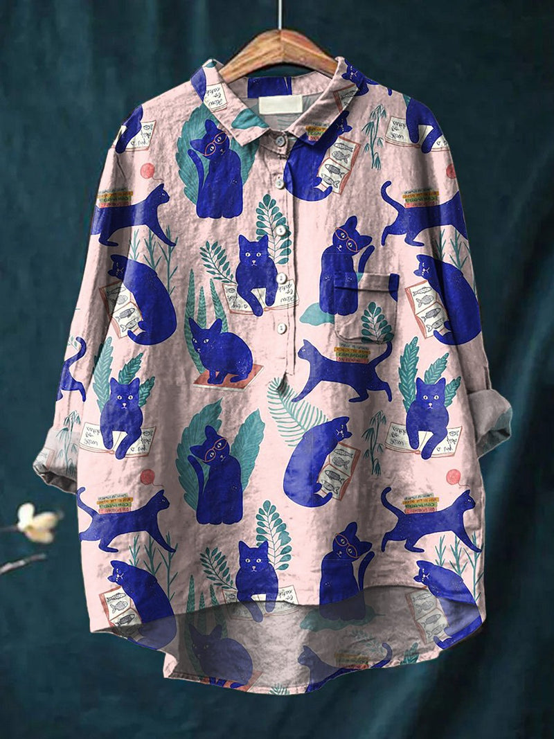 Chemise au style vintage intemporel