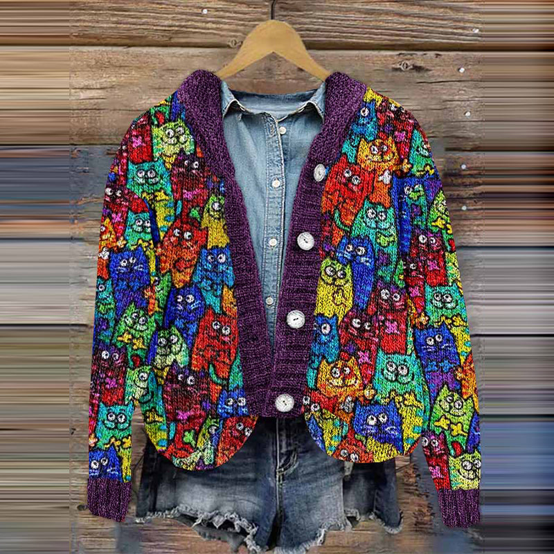 Cardigan au style vintage intemporel