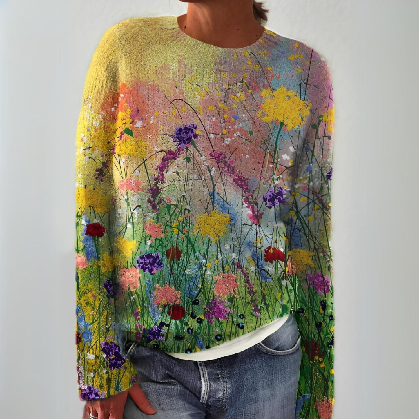Pull au design réfléchi