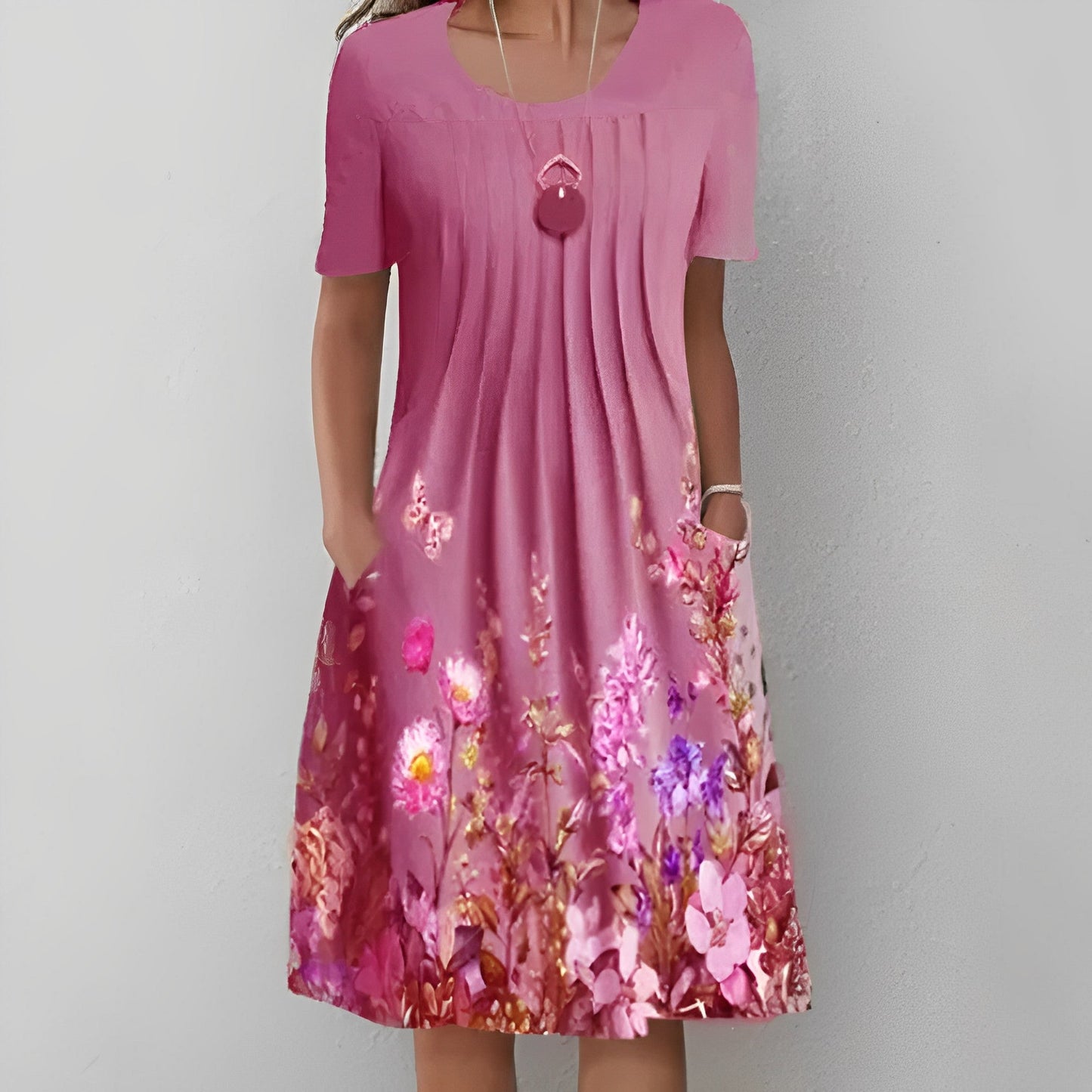 SL | Robe midi avec imprimé fleuri