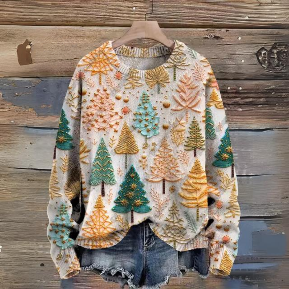 Pull au design réfléchi