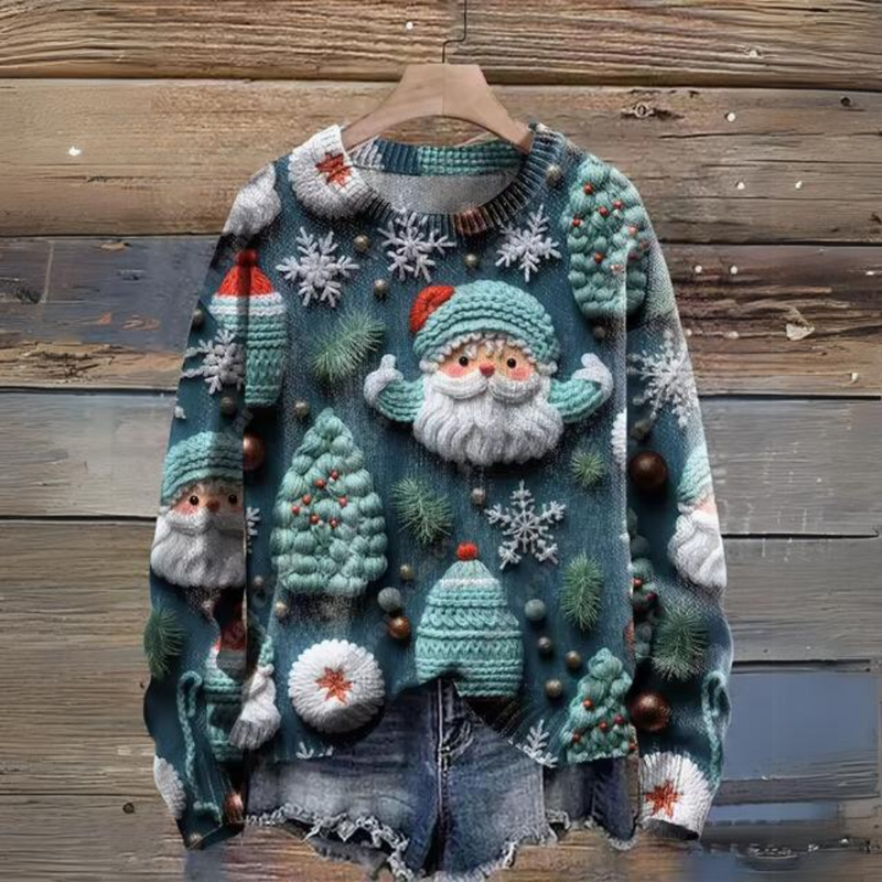 Pull au design réfléchi